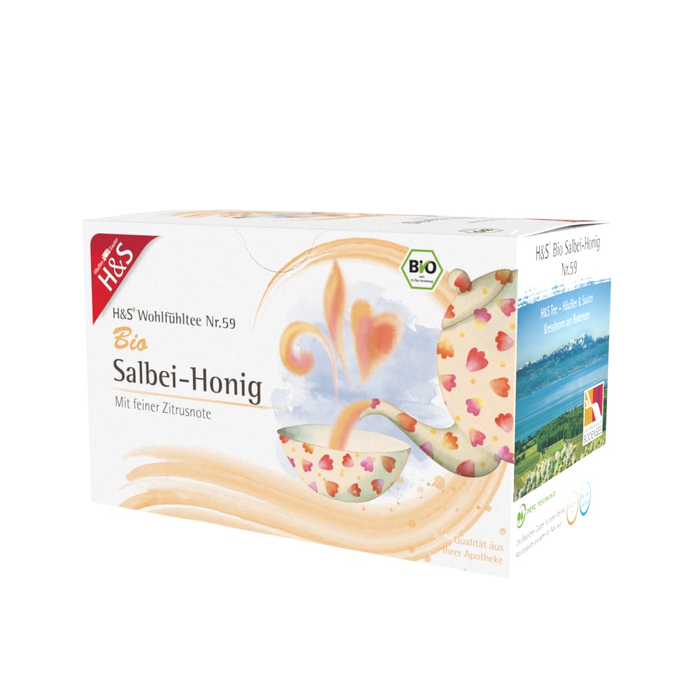 H&S Wohlfühltee Salbei-Honig 20X2 g Filterbeutel