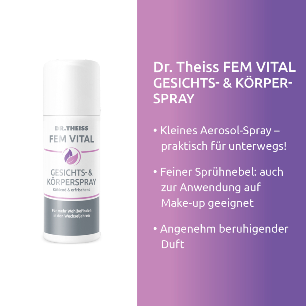 DR. THEISS FEM VITAL GESICHTS- & KÖRPERSPRAY 50 ml Spray