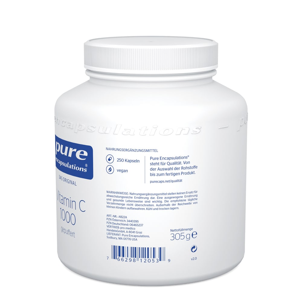 pure encapsulations Vitamin C 1000 250 St Kapseln