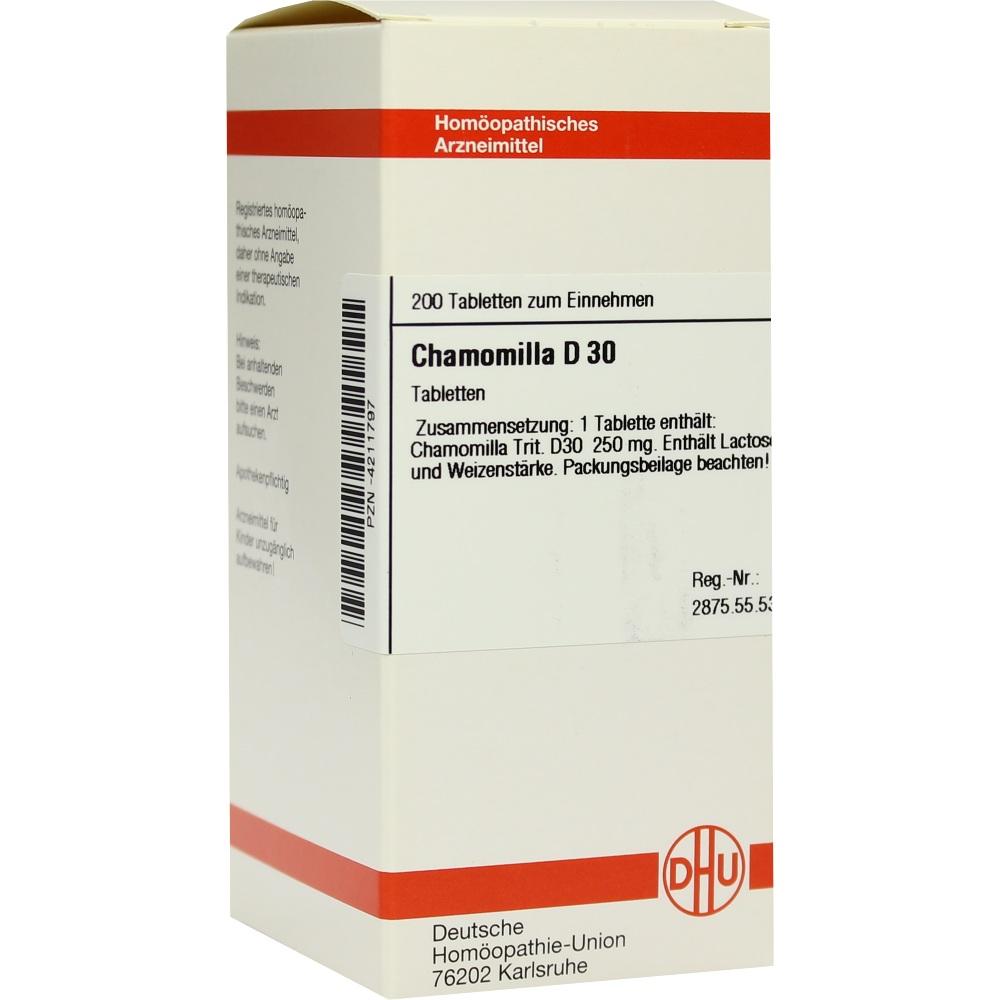 CHAMOMILLA D 30 Tabletten 200 St Tabletten