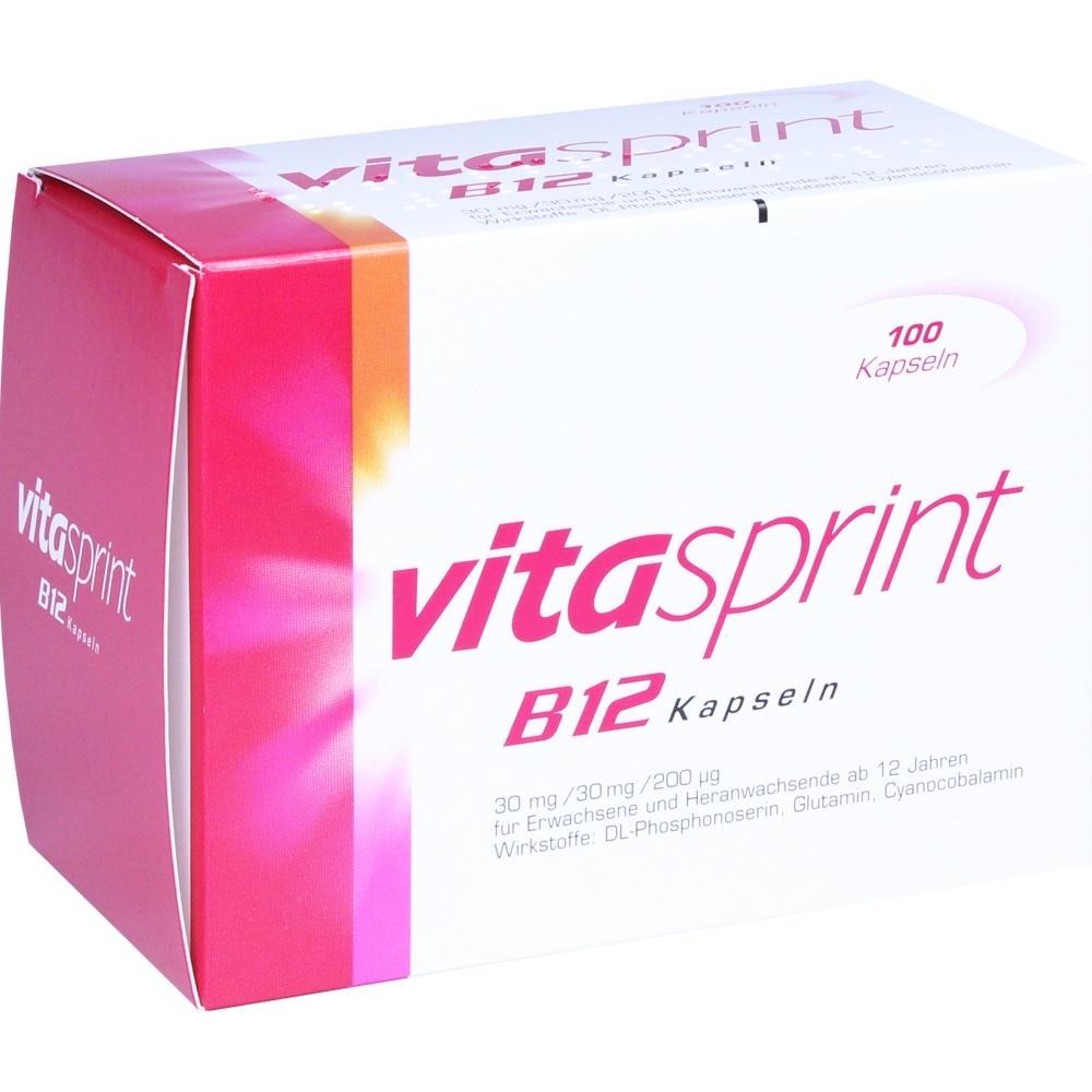 VITASPRINT B12 Kapseln 100 St Hartkapseln