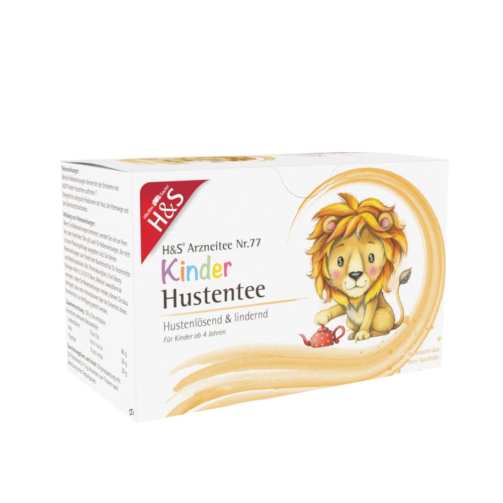 H&S Kinder Hustentee 20X1.5 g Filterbeutel