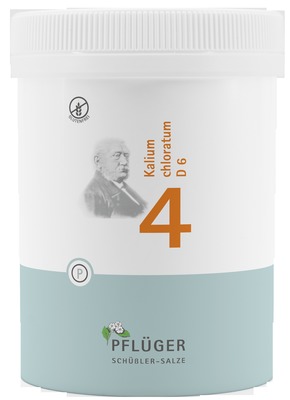 Schüßler-Salz Nr. 4 Kalium chloratum D6 1000 St Tabletten