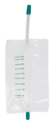 URIN BEINBEUTEL Rückl.Sp.m.Abl.m.Vlies ger.750 ml 10 St Beutel