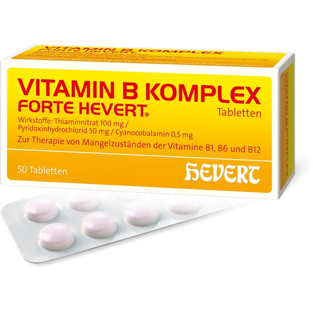 VITAMIN B KOMPLEX FORTE HEVERT Tabletten 50 St Tabletten