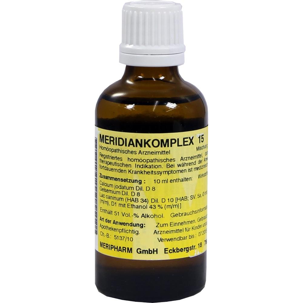 MERIDIANKOMPLEX 15 Tropfen zum Einnehmen 50 ml Mischung