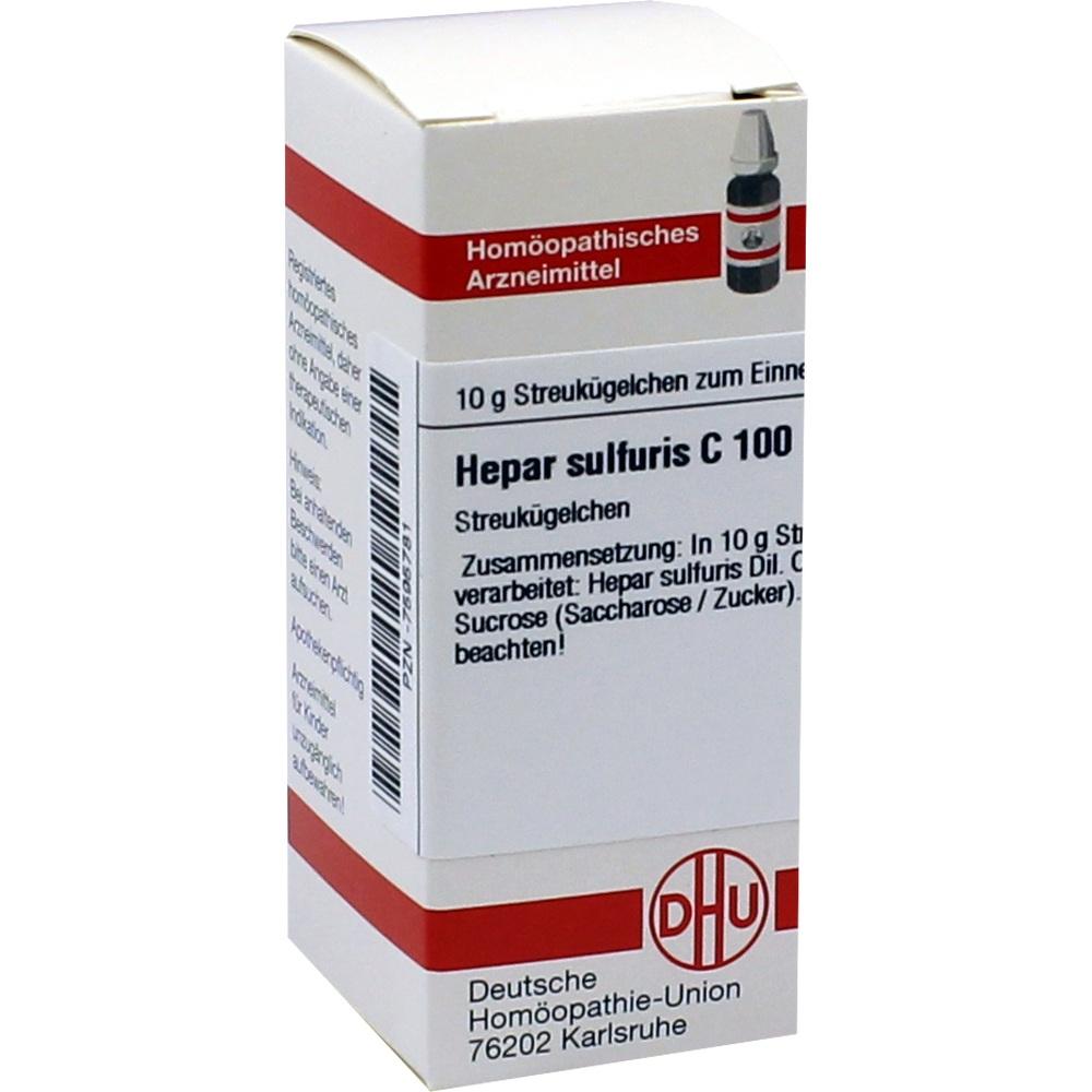 HEPAR SULFURIS C 100 Globuli 10 g Globuli