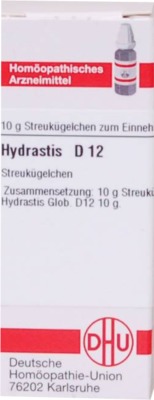 HYDRASTIS D 12 Globuli 10 g Globuli