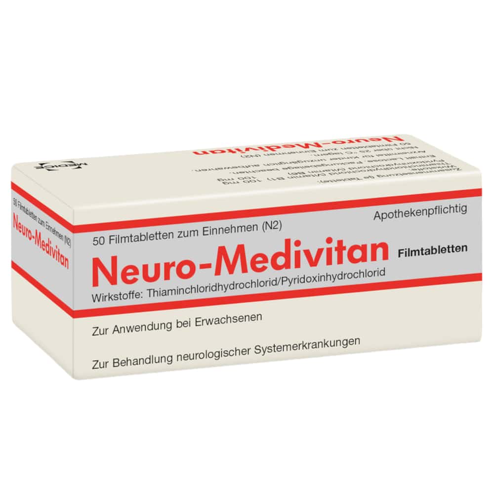 Neuro-Medivitan bei neurologischen Erkrankungen  50 St Filmtabletten