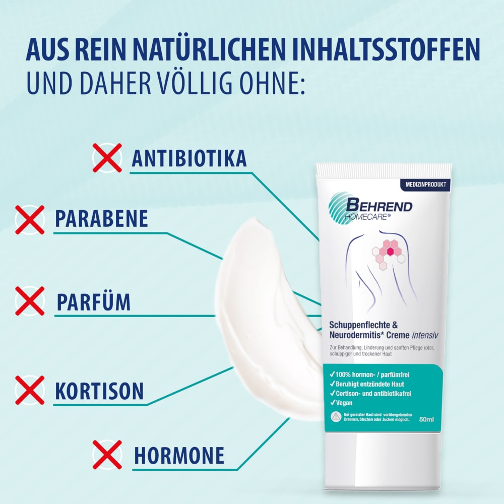 Behrend Schuppenflechte & Neurodermitis Creme intens 50 ml Creme