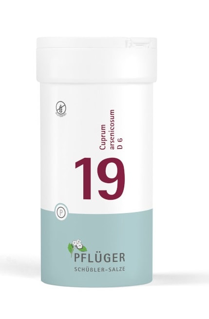 Schüßler-Salz Nr. 19 Cuprum arsenicosum D6 400 St Tabletten