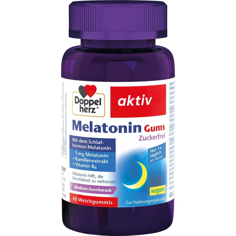 Doppelherz aktiv Melatonin Gums 40 St Kaudragees