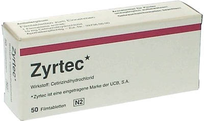 Zyrtec 10mg 50 St Filmtabletten