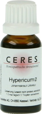 CERES Hypericum Urtinktur 20 ml Tropfen