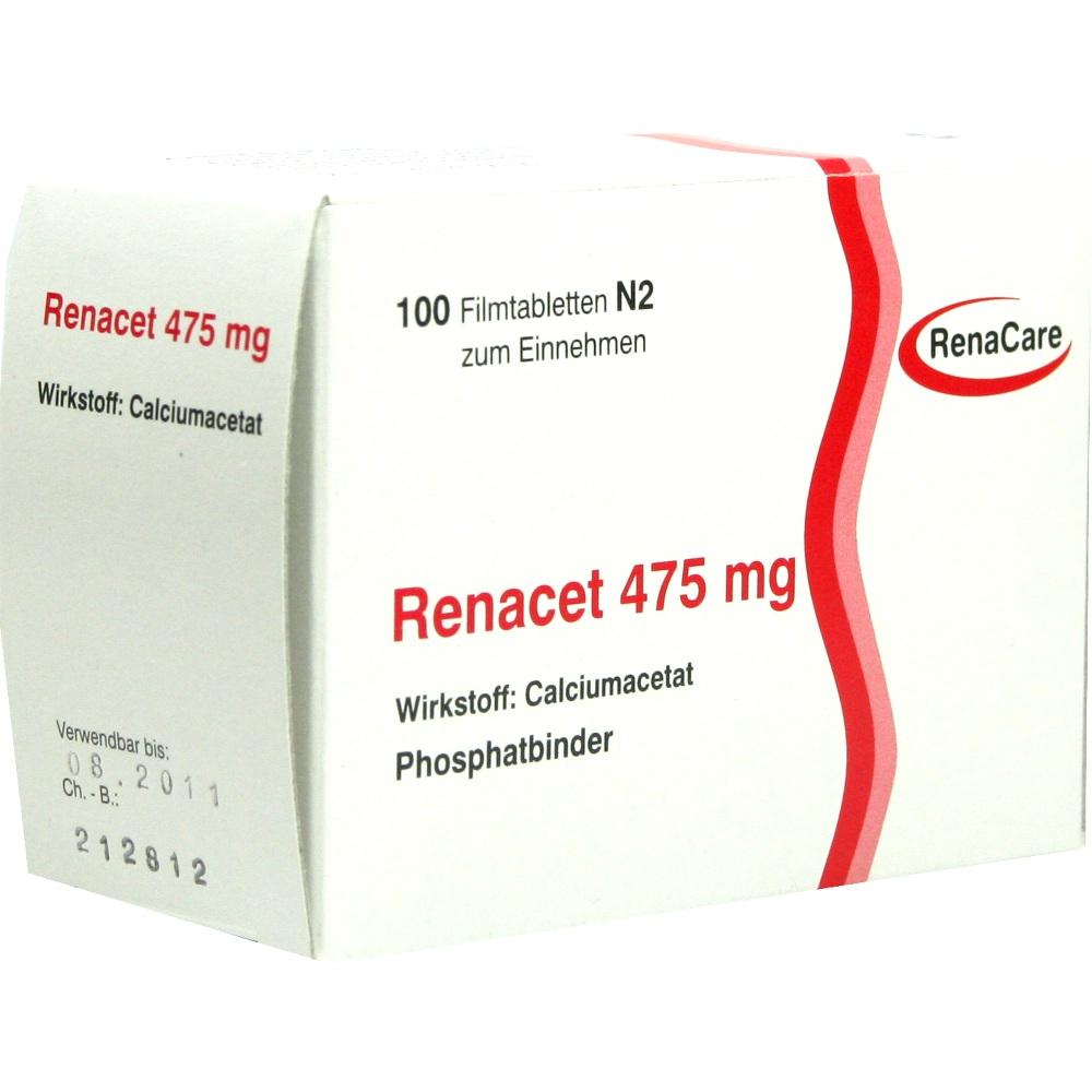 RENACET 475 mg Filmtabletten 100 St Filmtabletten