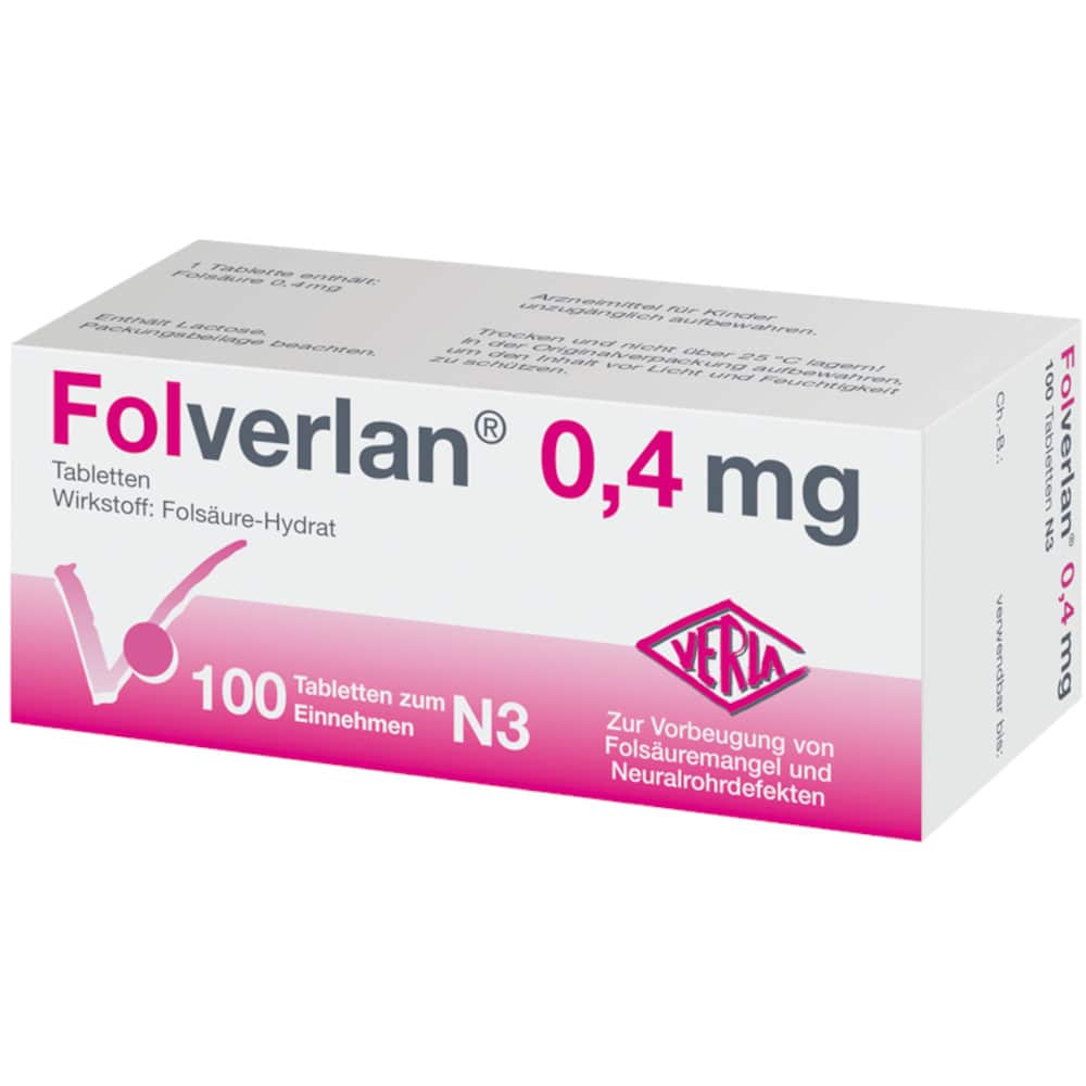 FOLVERLAN 0,4 mg  100 St Tabletten