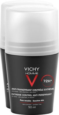 VICHY HOMME Deo Roll-on Anti Transpirant 72h DP  2X50 ml Stifte