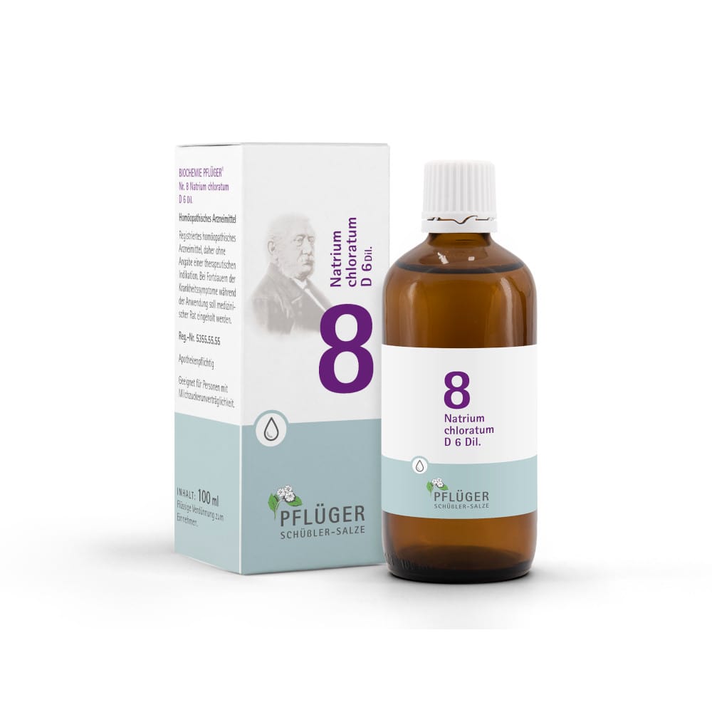 Schüßler-Salz Nr. 8 Natrium chloratum D6 100 ml Tropfen