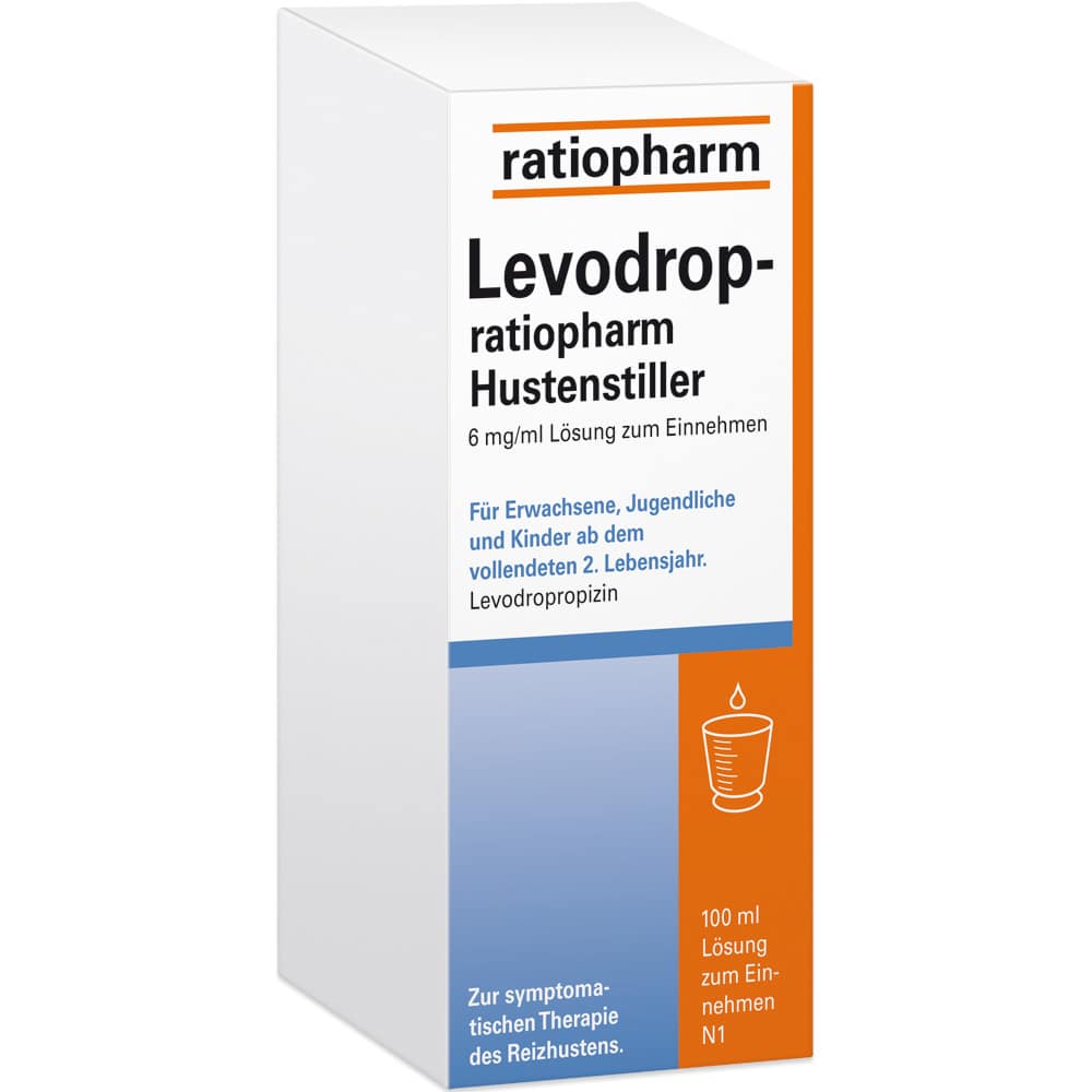 Levodrop-ratiopharm Hustenstiller 100 ml Lösung zum Einnehmen