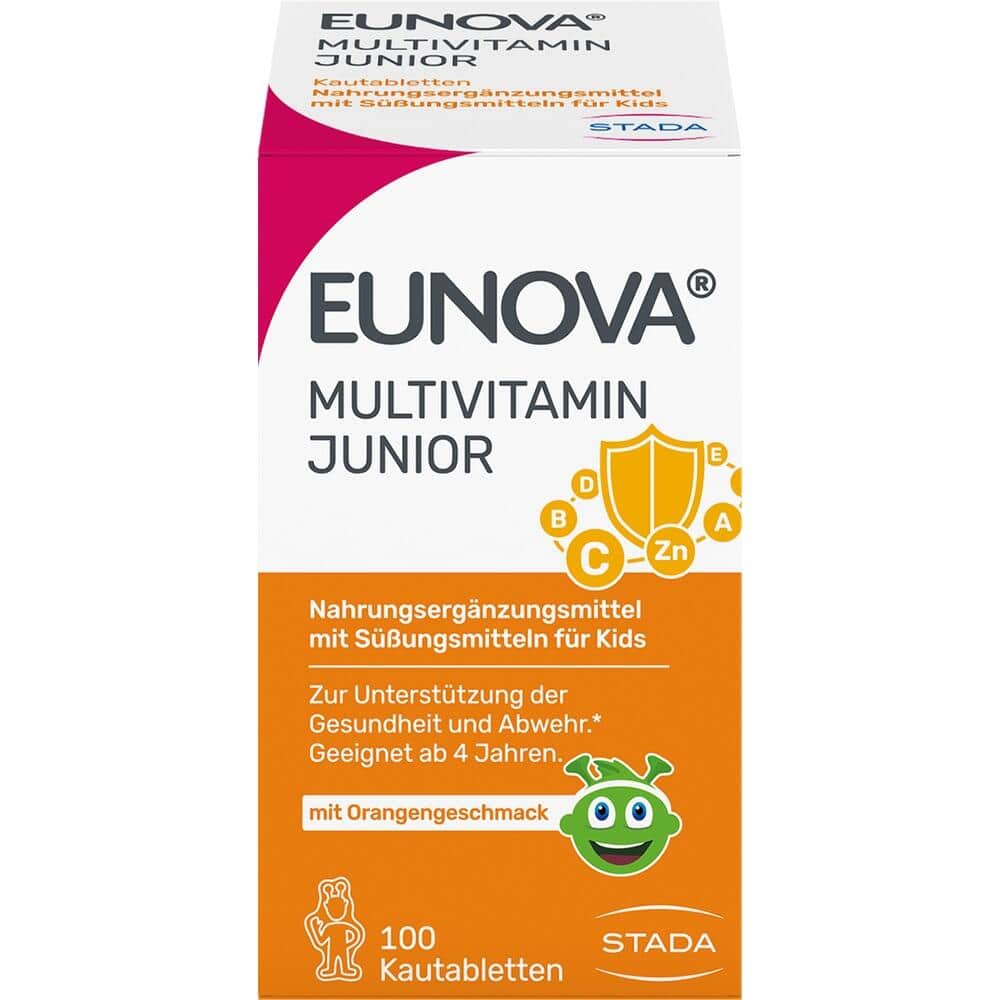 EUNOVA Junior MULTIVITAMINE FÜR KIDS 100 St Kautabletten