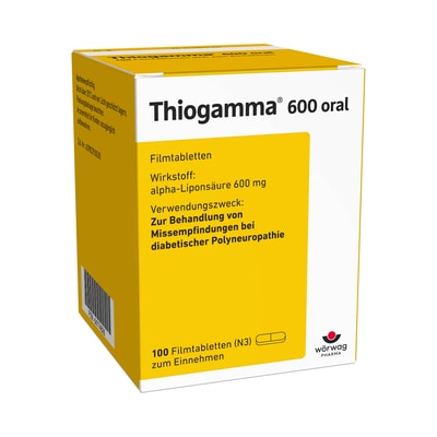 Thiogamma 600 oral 100 St Filmtabletten