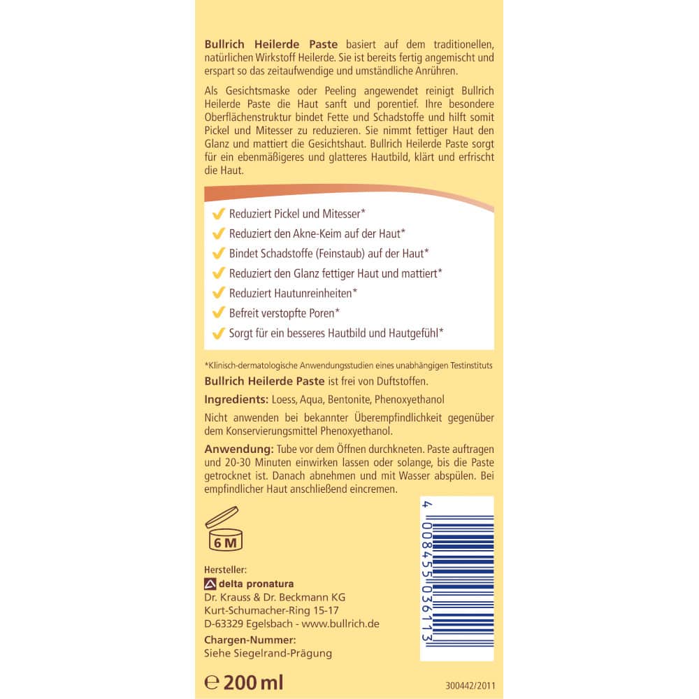 BULLRICH Heilerde Paste gebrauchsfertig 200 ml Paste