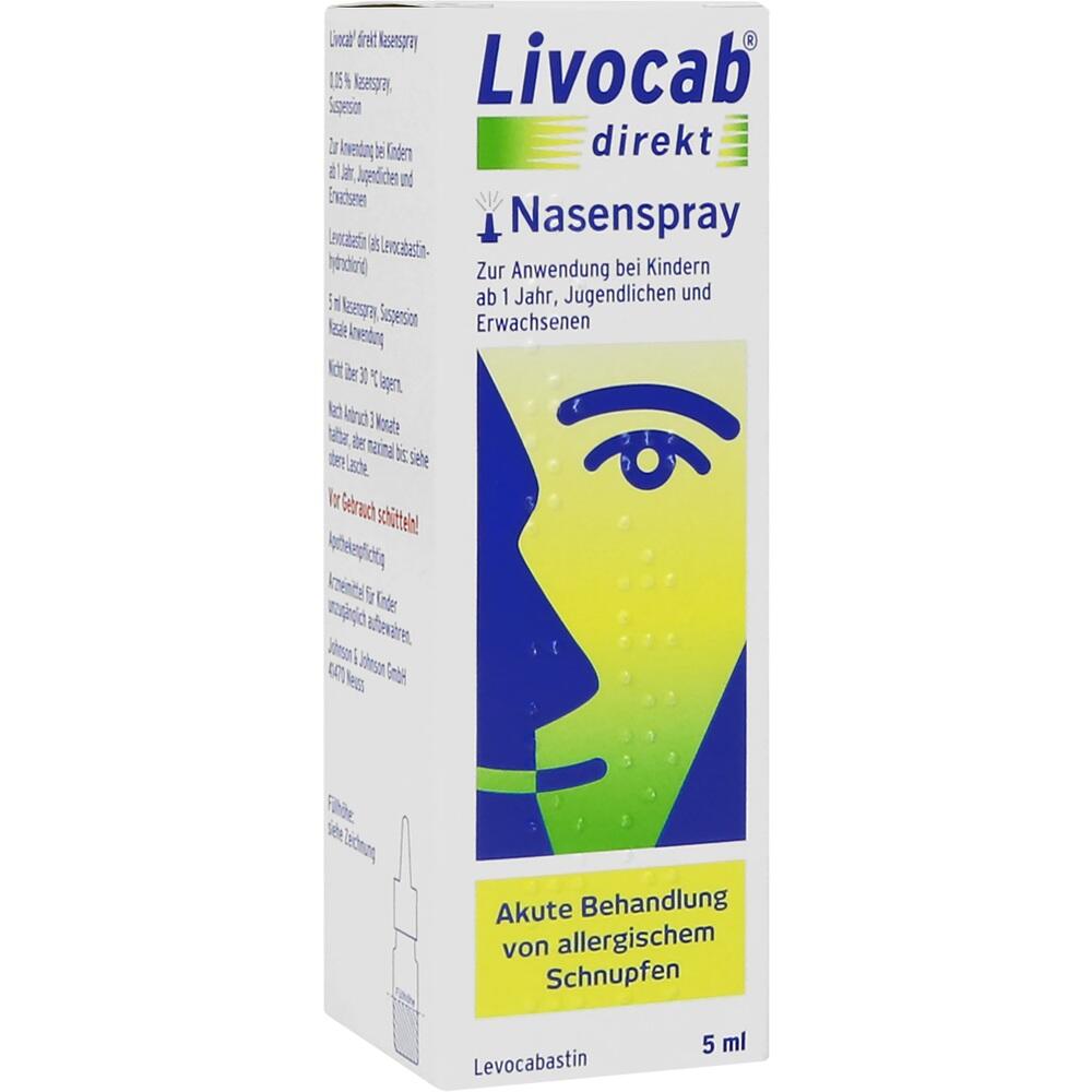 Livocab direkt Nasenspray bei Heuschnupfen und anderen Allergien