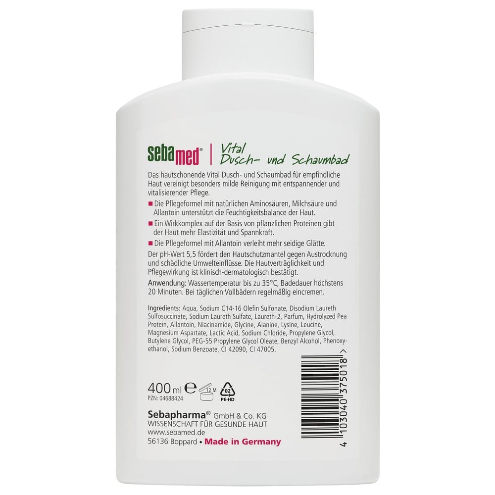 SEBAMED Dusch und Schaumbad 400 ml Bad