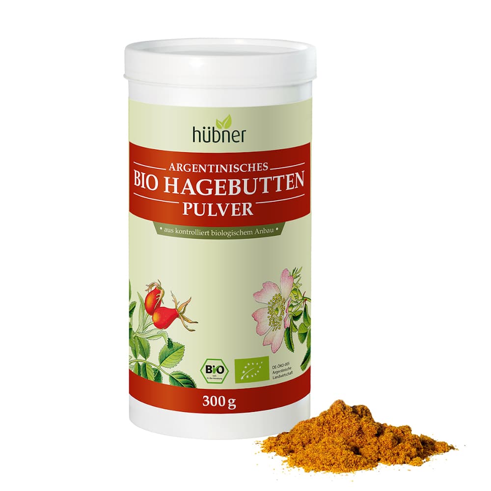 Argentinisches Bio Hagebutten Pulver 300 g Pulver