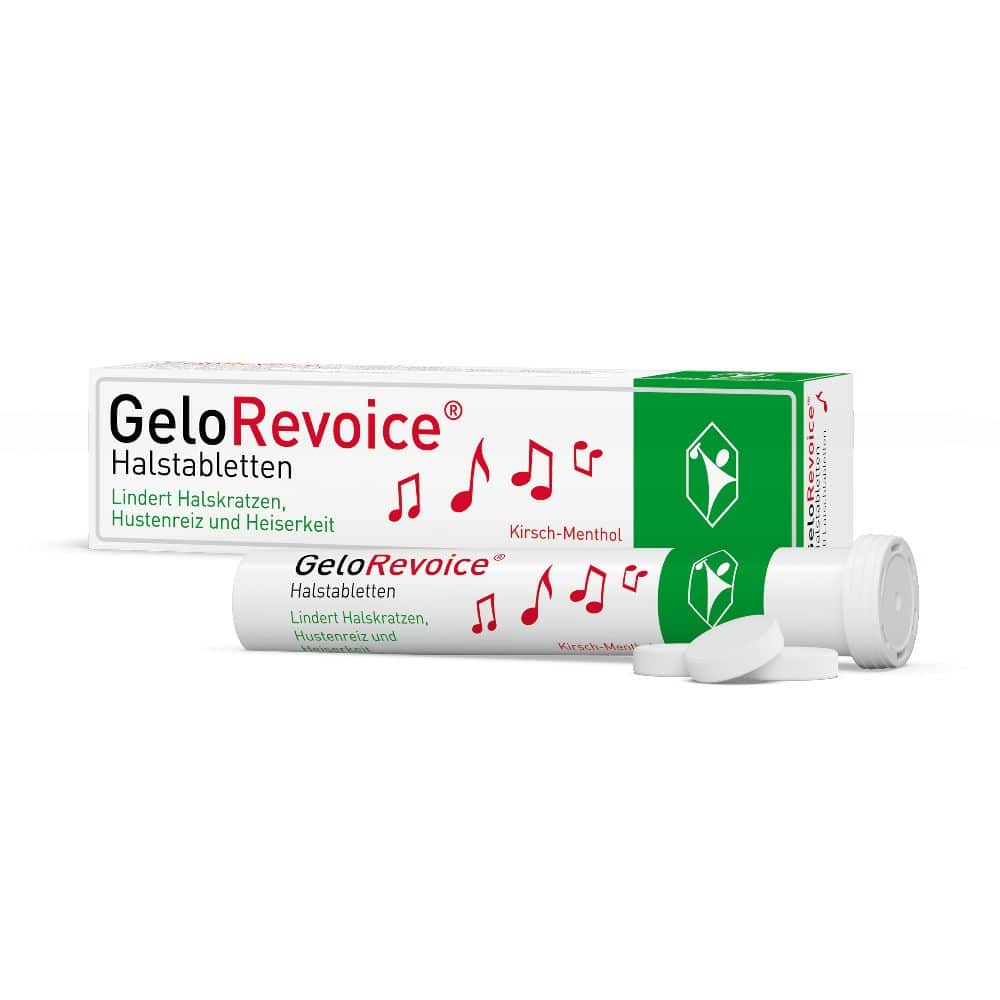 GeloRevoice Halstabletten Kirsch-Menthol 20 St. 20 St Lutschtabletten