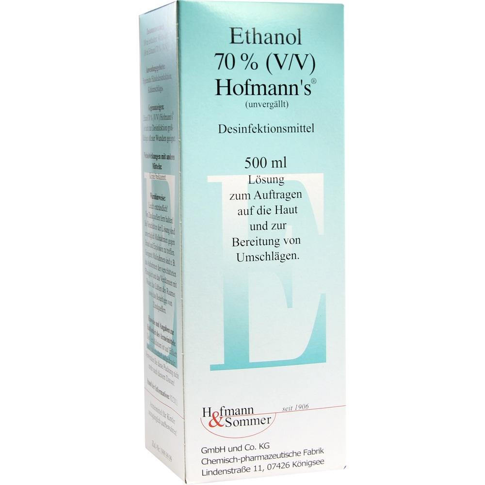 ETHANOL 70% V/V Hofmann's 500 ml Lösung
