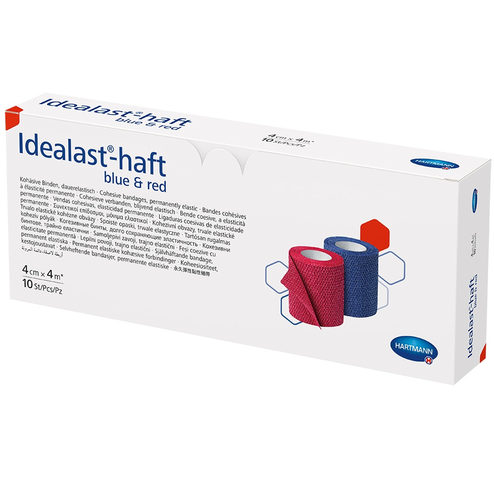 IDEALAST-haft color Binde 4 cmx4 m sortiert 10 St Binden