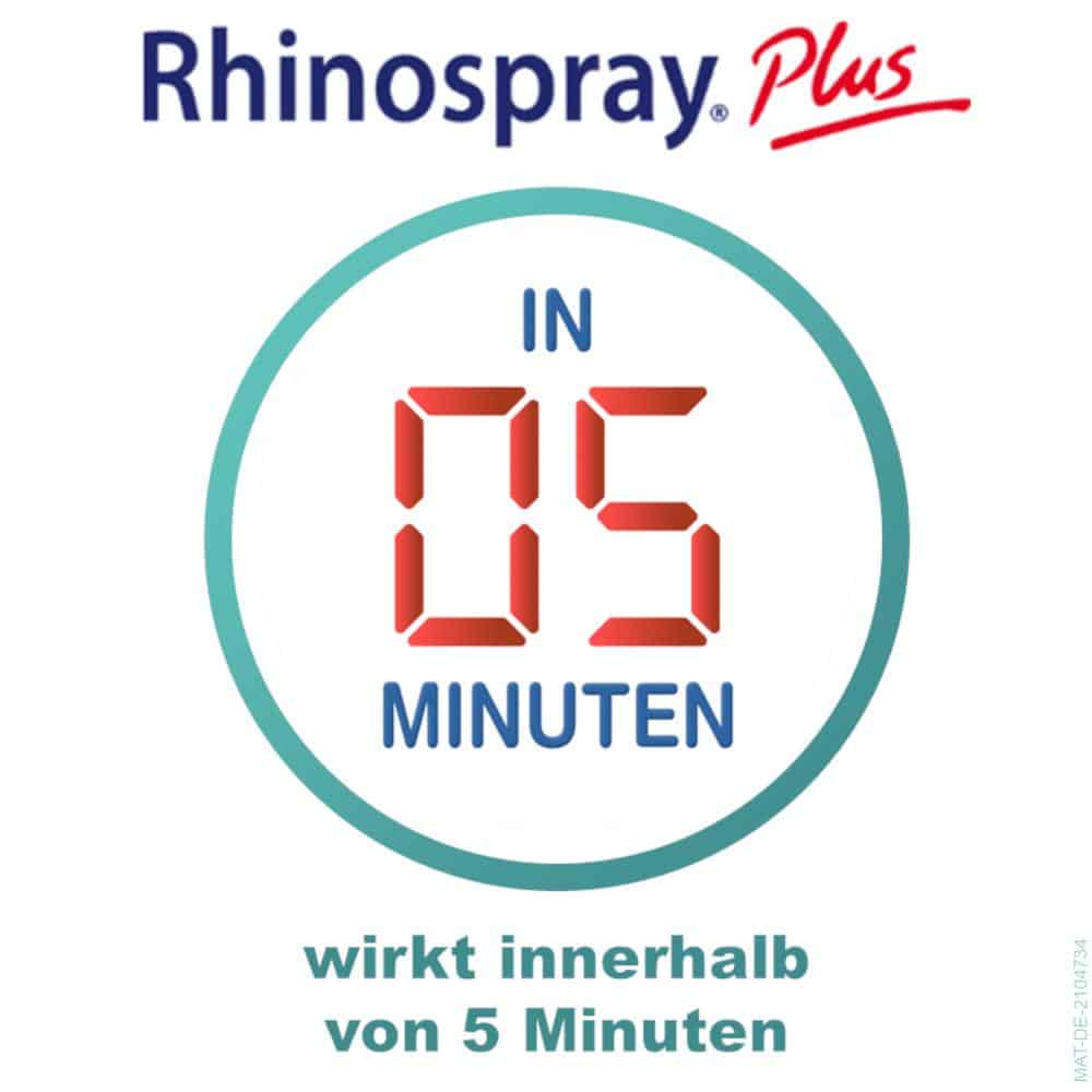 Rhinospray Plus bei Schnupfen Nasenspray Doppelpack 2X10 ml Dosierspray