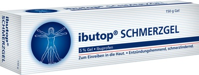 ibutop Schmerzgel 5%, bei Sport- und Alltagsverletzungen wie Prellungen, Verstauchungen oder Zerrungen 150 g Gel
