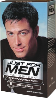 JUST for men Tönungsshampoo schwarz 60 ml Shampoo