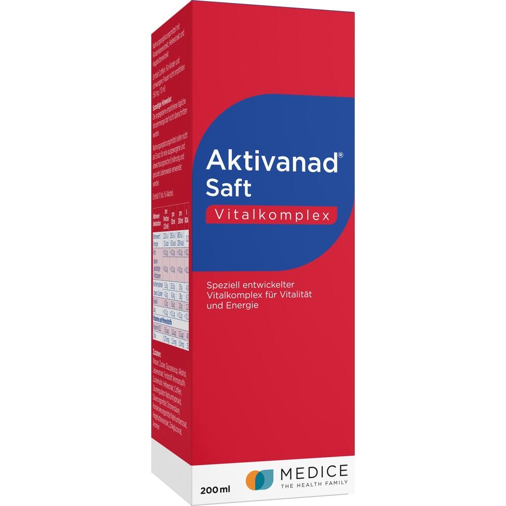 Aktivanad Saft 200ml bei Erschöpfung wegen Vitamin-B Mangel 200 ml Saft