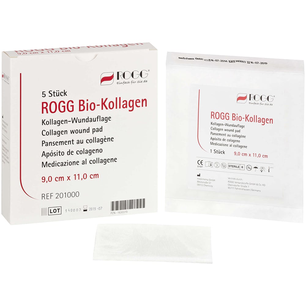 ROGG BIO-KOLLAGEN 9x11 cm 5 St Vlies