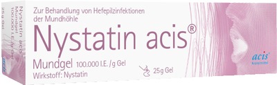 Nystatin acis Mundgel 25 g Gel