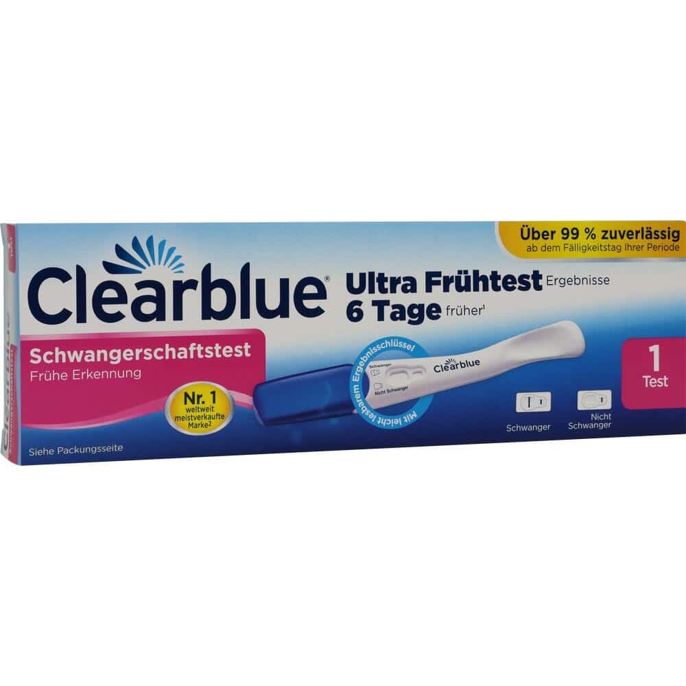 Clearblue Schwangerschaftstest 6 Tage früher 1 St Test