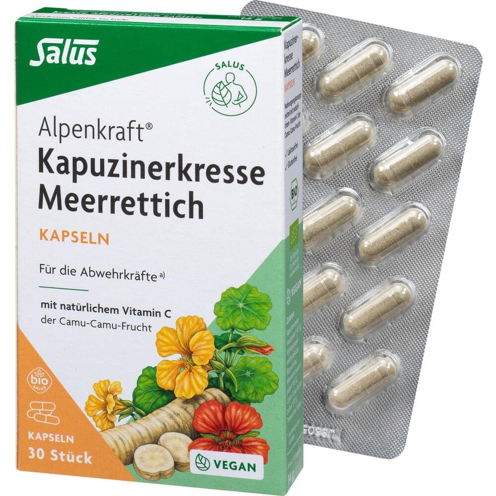 Salus Alpenkraft Kapuzinerkresse-Meerrettich  30 St Kapseln