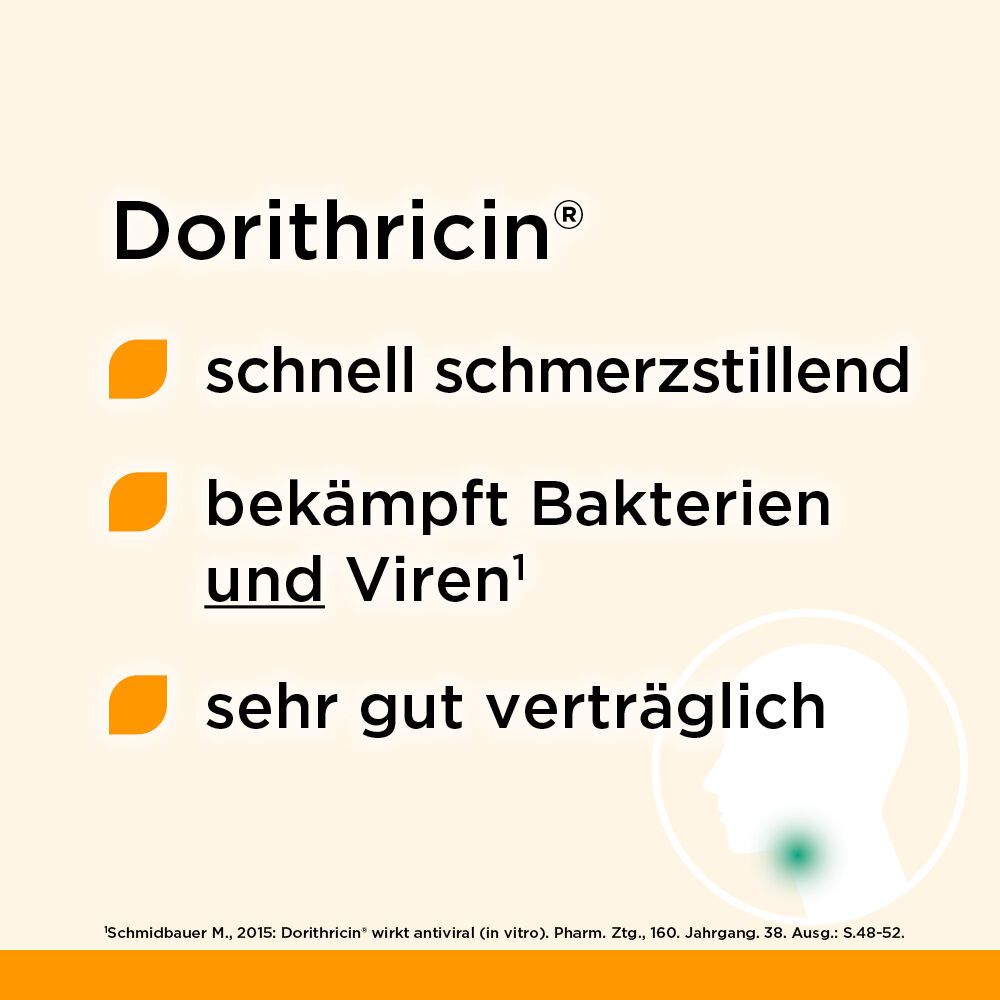 Dorithricin Classic Lutschtabletten bei Halsschmerzen  20 St Lutschtabletten