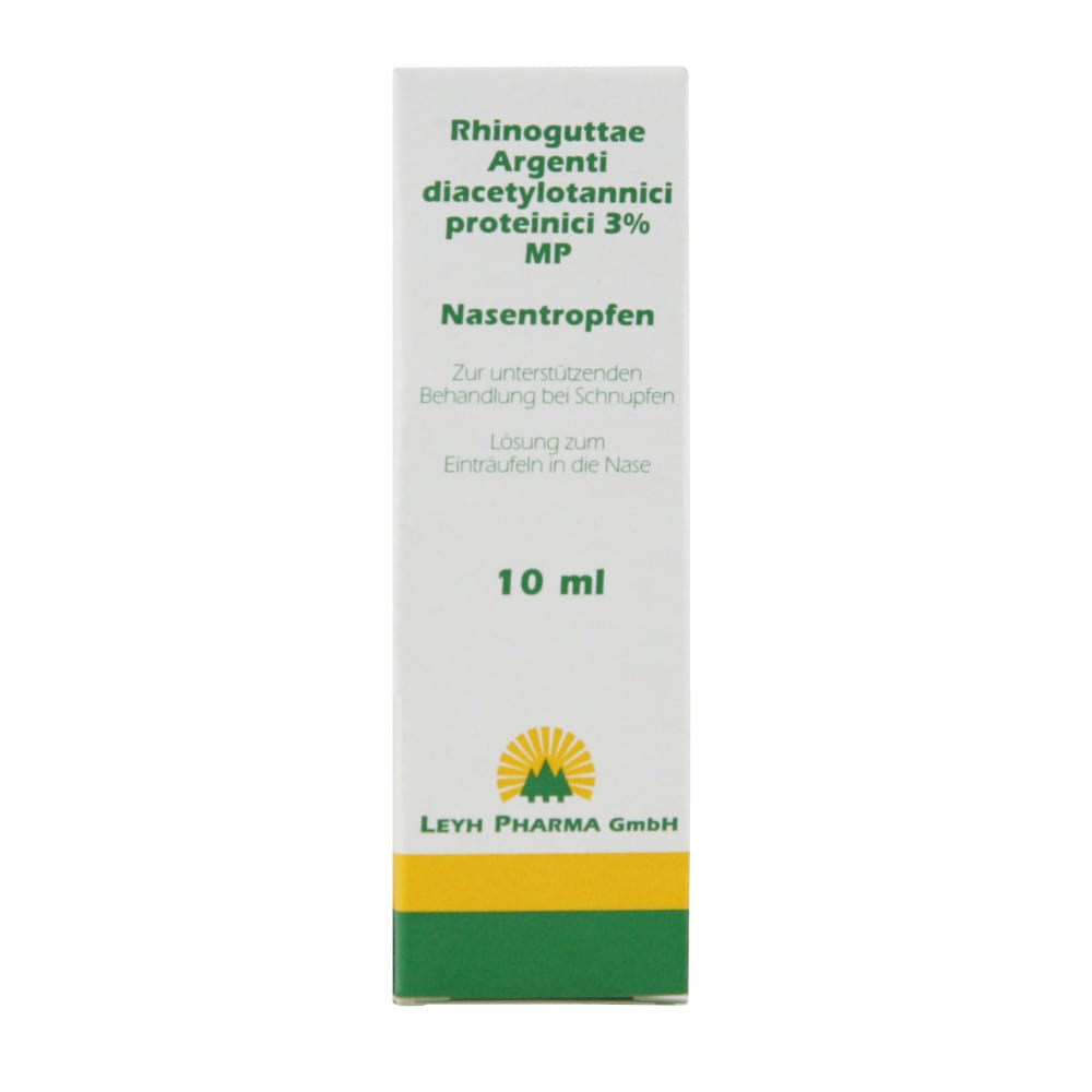 RHINOGUTTAE Argenti Diacetylotannici proteinici 3% MP Nasentropfen 10 ml Nasentropfen