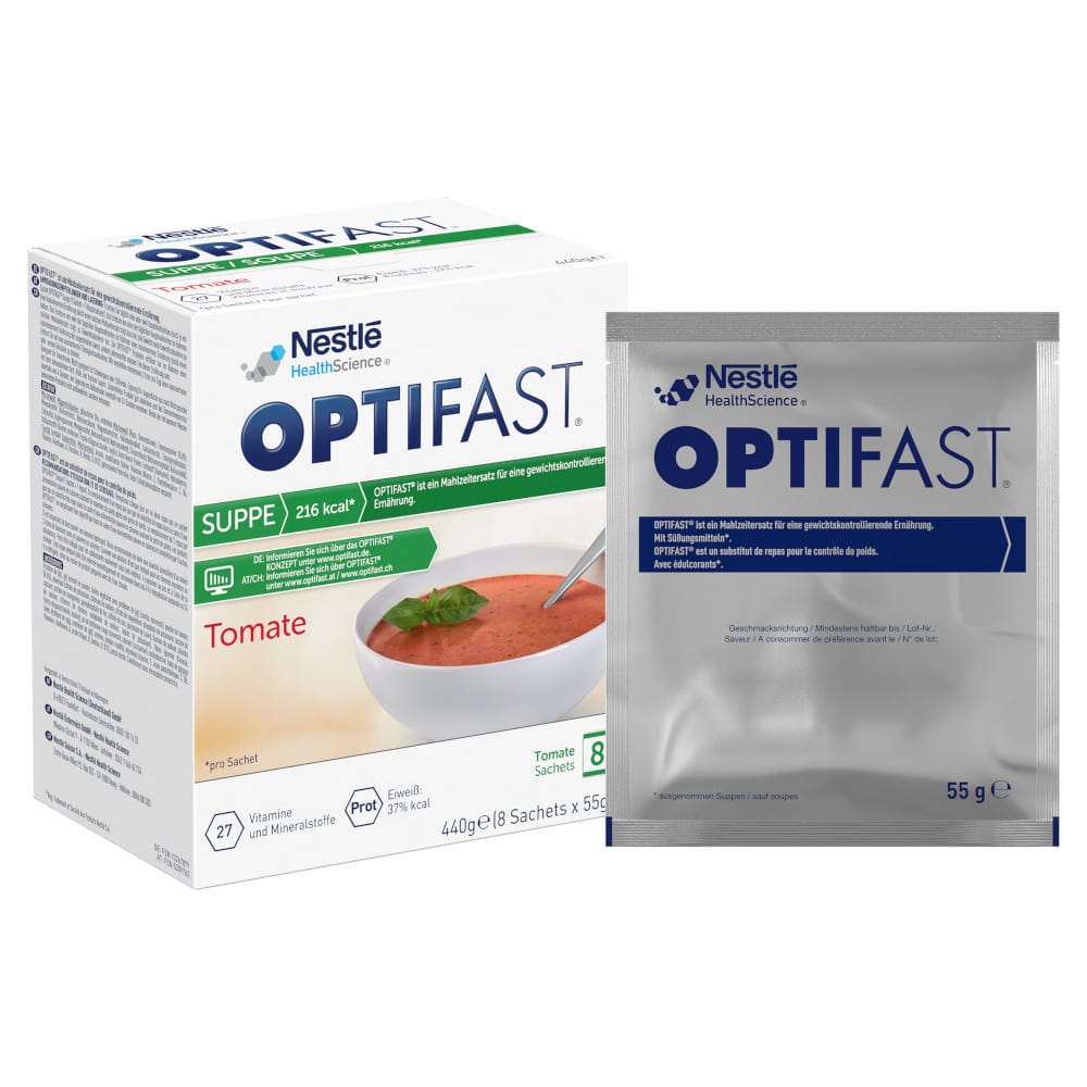 OPTIFAST Suppe Tomate Geschmack 8X55 g Pulver