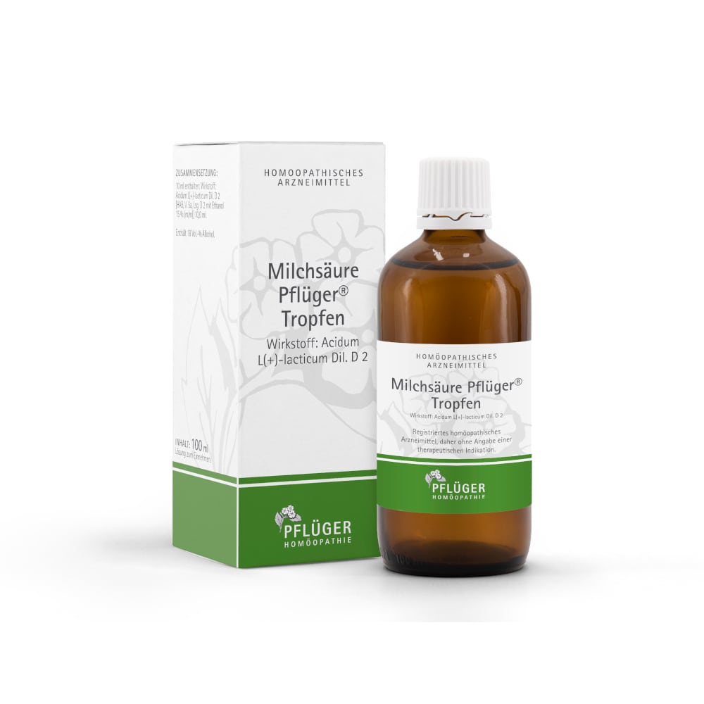 Milchsäure Pflüger Tropfen 100 ml Tropfen