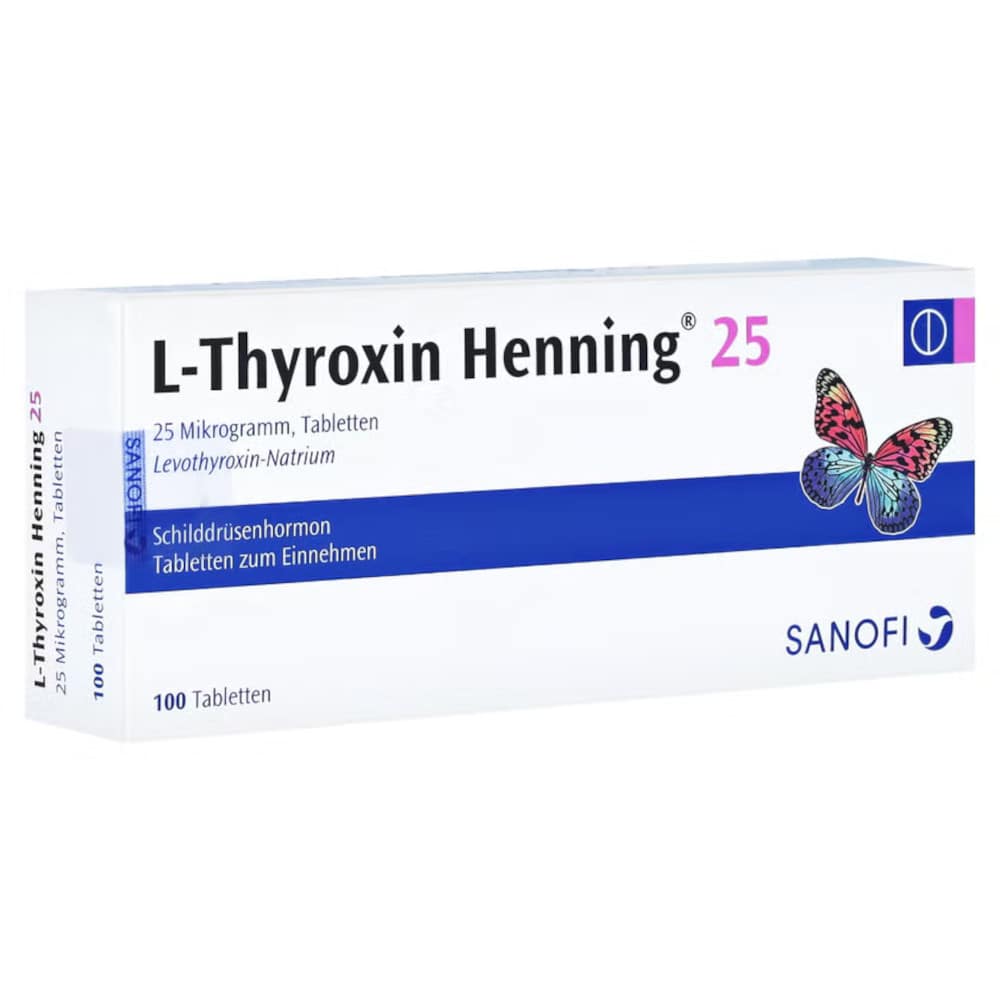 L-Thyroxin Henning 25 100 St Tabletten