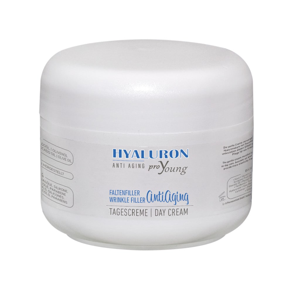 proYoung HYALURON ANTI AGING FALTENFILLER GESICHTSCREME 50 ml Creme
