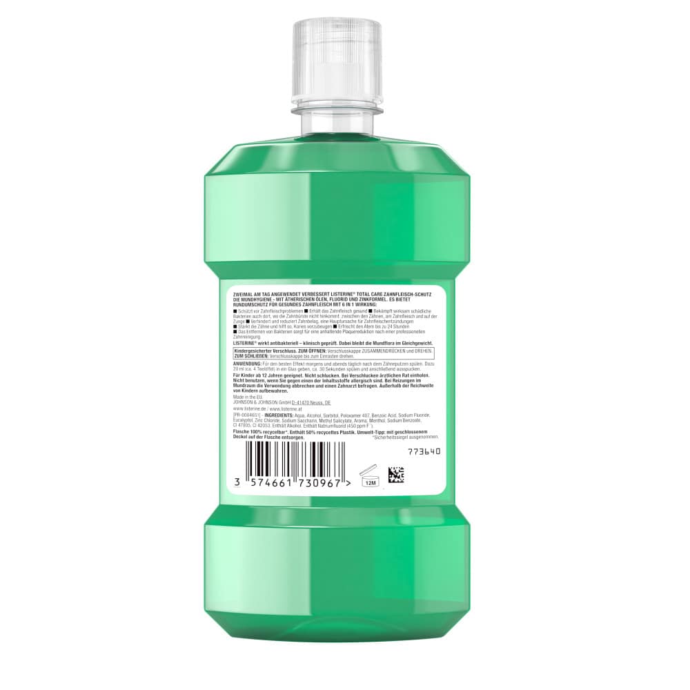 LISTERINE Total Care Zahnfleisch-Schutz 500 ml Lösung LISTERINE Total Care Zahnfleisch-Schutz 500 ml Lösung