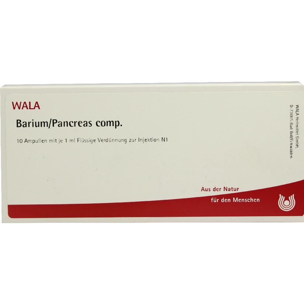 Barium/Pancreas comp.Ampullen 10X1 ml Ampullen
